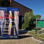 Memorial Service sign